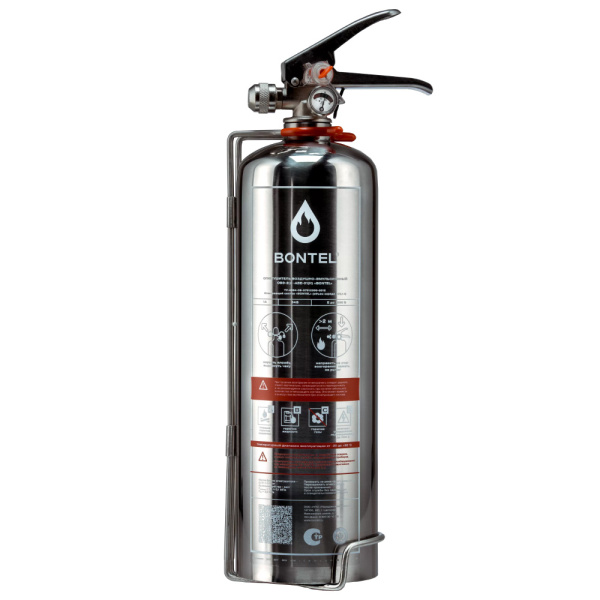 Огнетушитель ОВЭ-2(3)-АВСЕ-01-Н BONTEL хром