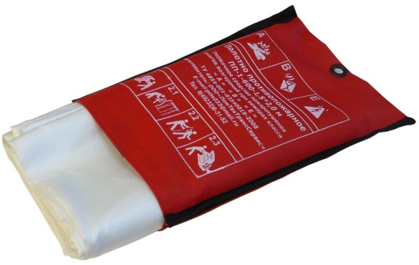 Полотно противопожарное 1,5x2,0 в чехле ПП-600, тип Б